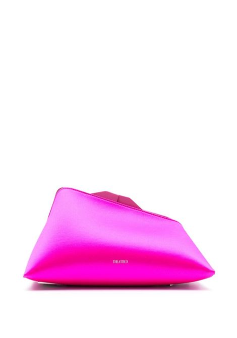 Fuchsia pink 8.30PM satin-finish clutch bag The Attico - women